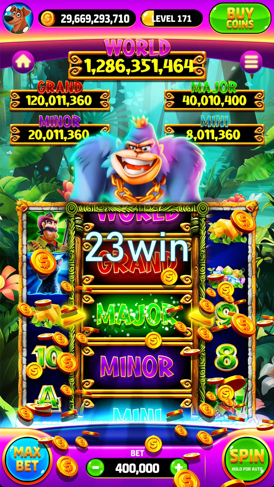 23win Ảnh chụp màn hình Chính thức APK